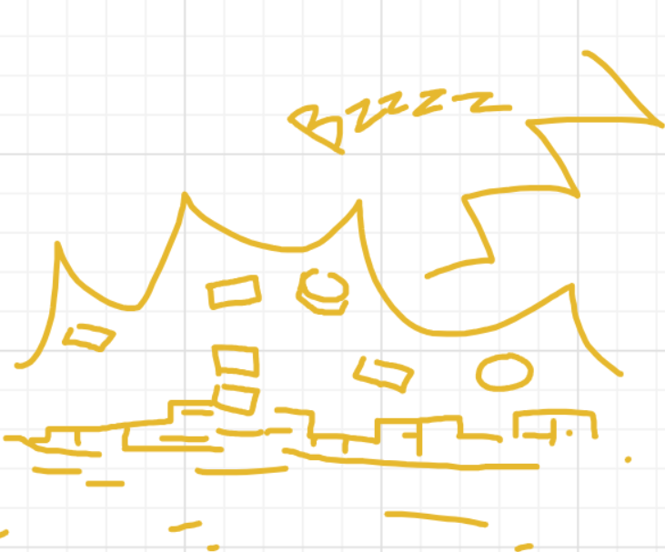 A panel from I've Been Everywhere, Man, episode nine of the Board Boards object show by Furretwalk/WalkingFurret.